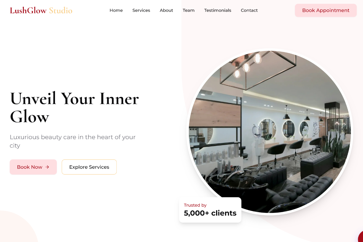 LushGlow Beauty Studio - Beauty Salon