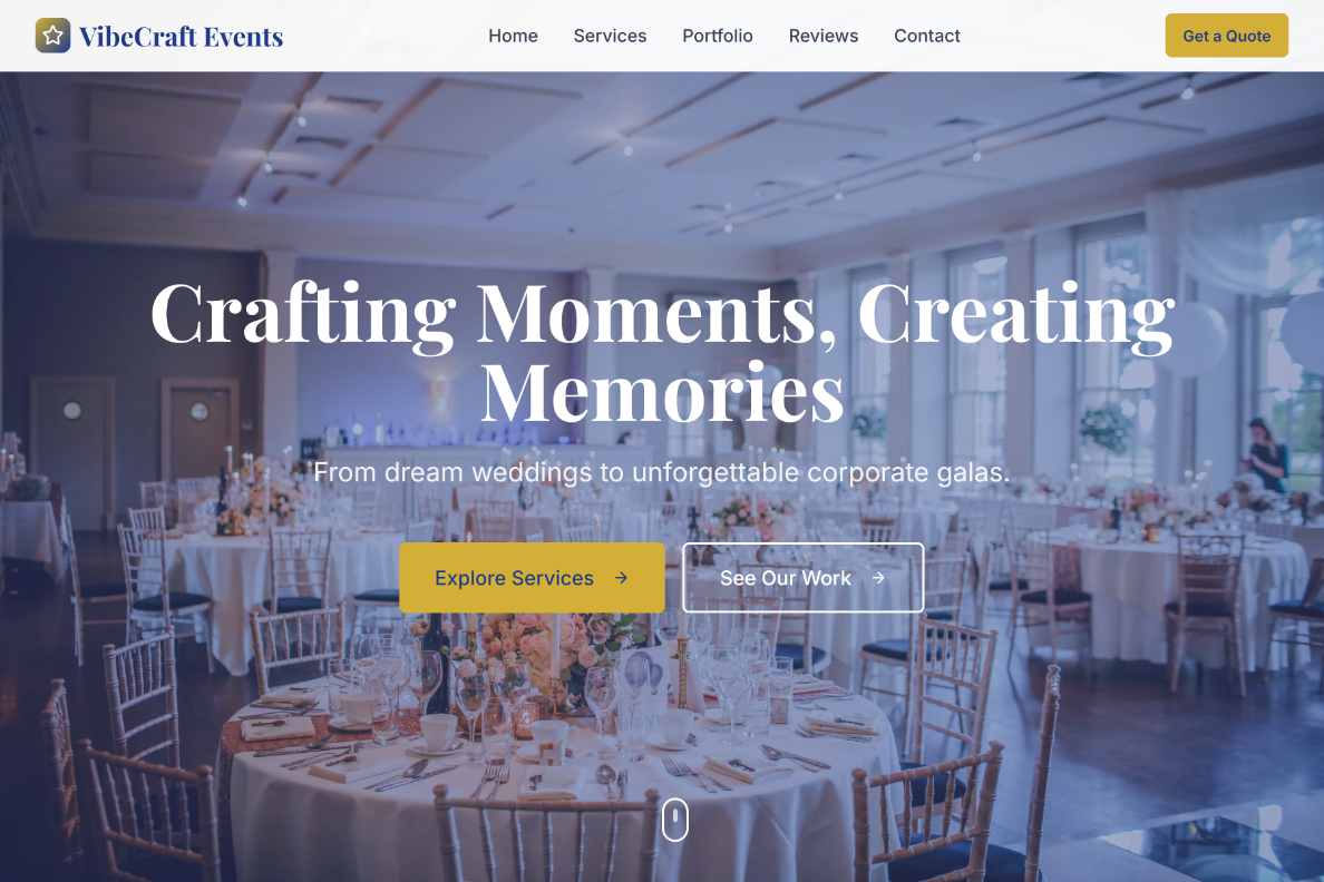 VibeCraft Events - Event Management