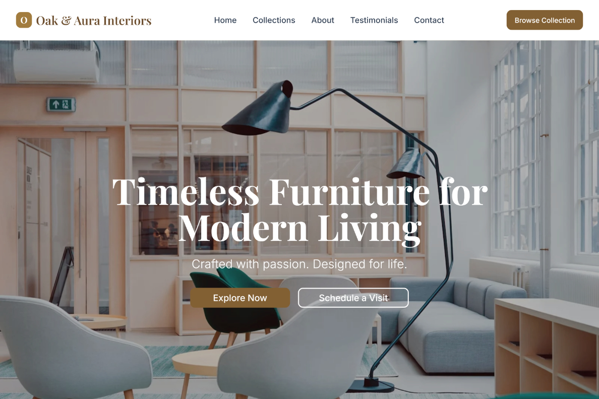 Oak & Aura Interiors - Furniture Company